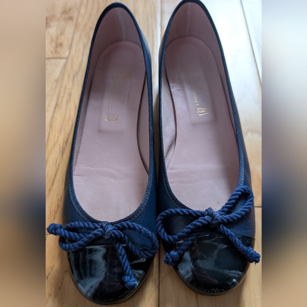 Pretty Ballerinas Rosario Ballet Heels Navy Blue